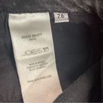 joe's jeans Joe's Faye Jean Maxi Skirt Sz 26 Black Faded Denim Photo 12