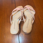 Donald Pliner‎ NEW Mida Strappy Thong Sandals Heels Pink Size 7.5 Photo 5