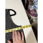 Banana Republic  Women’s Size 10 Black White Polka Dot Sleeveless Blouse Chic EUC Photo 6