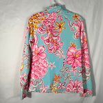 Lilly Pulitzer Breakwater Blue Lolita Skipper Popover Quarter Zip Sweatshirt XS Photo 5