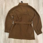 Current Air NWT Black and Brown Houndstooth Utility Shirt Jacket, size Small Photo 1