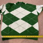 SheIn Women's vintage vibes Argyle Pattern pullover crewneck sweater Photo 9
