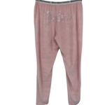 Juicy Couture Y2K Velour Joggers Womens Pants Sz M Pink Rhinestone Logo Lounge Photo 5