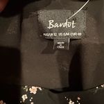 Bardot  Floral Black One-Shoulder Black Sexy Top Ruffled Detail M 8 Photo 11