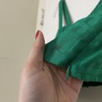 Privacy Please ASOS  Green cropped pleated tank size US XS Photo 1