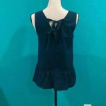 J.Crew  navy blue cotton tank top in size xs Photo 1