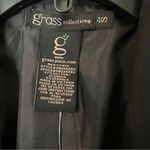 Grass Collection  Tailored Black Vest Shawl Lapel Photo 3