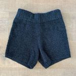 SKIMS  black fuzzy soft comfy casual shorts Photo 1