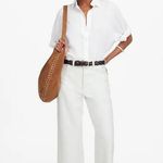 Madewell NWT Low-Slung Baggy Crop In Pure White Size 31 Photo 0