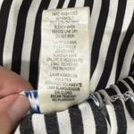 Tommy Bahama  Off-Shoulder Black & White Striped High-Low Midi Dress XS Photo 10