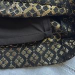 Cremieux Metallic Gold and Black Evening Dress Size 2 Photo 5