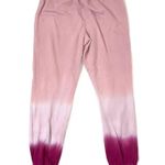 Wildfox Terry Watercolor Tie Dye Joggers Olivia Pink Size Medium Photo 12