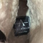 Aquatalia  Jillian Tumbled Calf Faux Fur Leather Zipper Casual Dress Boots size 9 Photo 5