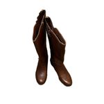 Naturalizer Women's Comfort N5 Brown Leather Riding Boots Size 5.5 Wide Calf Sk Photo 2