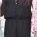 Love Tree Black Strappy Romper Photo 0