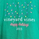Vineyard Vines 2015 Green Holiday Classic Long Sleeve Casual Loose Tee Sz Small Photo 3
