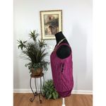 Iz Byer  Califonia Women Tank Top Size S Sleeveless Open Back Banded Hem Purple Photo 4