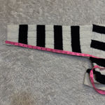 Carly Jean Los Angeles L Celeste Sweater Blac and Cream Striped Black Size L Photo 5