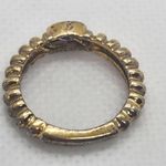 Vintage UTC Gold Plated Sterling Silver & Amethyst Ring (5.75) Purple Photo 4