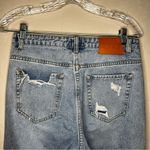 Princess Polly Behati Distressed Raw Hem High Rise Straight Leg Denim Jeans Photo 8