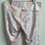 Alo Yoga Tropical Peach Pink Grey Airbrush Python Snakeskin Print Leggings Photo 7