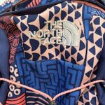 The North Face  Jester Backpack Navy & Orange Geometric Print Photo 3