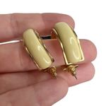 Lot of 10 Pairs of Hoops & Stud Pierced Earrings: LOFT AVON Gold Photo 6