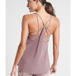 Athleta solaceāpurple cross back built in bra tank size XL Photo 1