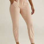 Beyond Yoga  Heather Rib Street Jogger Pink Salmon‎ Size Large Photo 0