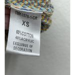 THML  Cropped Short Sleeve Sweater XS Flower Boho Festival Cottagecore Hippie Photo 4