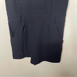 Alice by Temperley black mini romper embroidered floral shoulders sz US 4 Photo 6