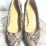 H&M  Snakeskin Print Block Heel Pumps Women’s EU 39 US 8.5–9 Photo 0