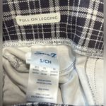 Seven7 Seven | Black & Gray Plaid Pull On High Rise Legging | Size Small Photo 5