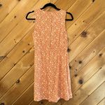 Old Navy  orange pink yellow floral vneck sundress Photo 6