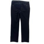 Chico's  Black Straight Leg‎ Jeans Comfort Stretch Denim Size 0 Short Photo 7
