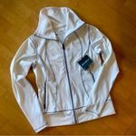 Eddie Bauer  Full Zip Jacket, Ivory, Gray, Size XS Photo 0