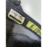 Indigo Rein  Womens Juniors Jeans Size 5 Black Distressed Skinny w/Belt Glitter‎ Photo 2