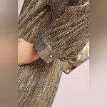 SABINA MUSÁYEV Tied Shimmer Tunic dress size small Silver Photo 14