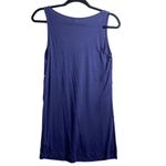 Kische Top Womens Sleeveless Tank Navy Blue With Rows Of Sequins Sparkle‎ Sz M Size M Photo 4