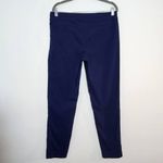 Valerie Stevens  Navy Fitted Ankle Pull-on Pants Size 12 Preppy Navy Ankle Pants Photo 3