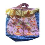 Matilda Jane  Multicolored Tote Bag Floral Lemon Crossbody Reversible NWT Photo 3