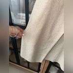 J.Crew  Juliette collarless sweater blazer cardigan open coat cotton oatmeal sand Photo 7