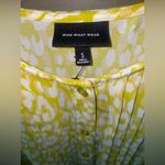 Who What Wear Yellow and White Pleated Mini Dress- summer casual or office Photo 8