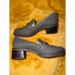 Dr Scholls Rate Up Bit Grey Loafer Heels Women's Size 11 M Block Heel, NIB Gray Photo 7