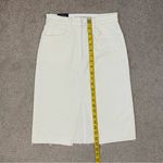 joe's jeans Joe’s Jeans Denim High Rise Front Slit Midi Skirt 24 Photo 10