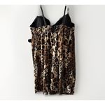 Cacique  18/20 Sexy Nightgown Slip Dress Black Leopard Plus Size Lingerie‎ UW Photo 5