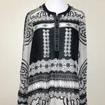 Hale Bob Printed Silk Blouse Photo 0