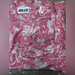 J Marie pink patterned short tired dress size medium Photo 4