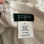 J.Crew Y2K Strapless Eyelet Boho Top White Silk Blend Size 4 Photo 3