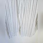 All Saints Women's Saria Striped Shirt Striped Button up Split Open Back XS Photo 8